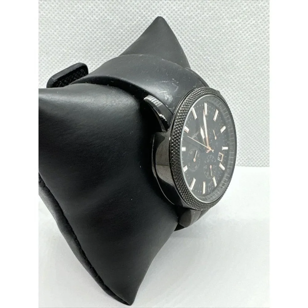 Michael Kors Scout MK8317 Women's Black Silicone Strap Analog Dial Watch JNA308